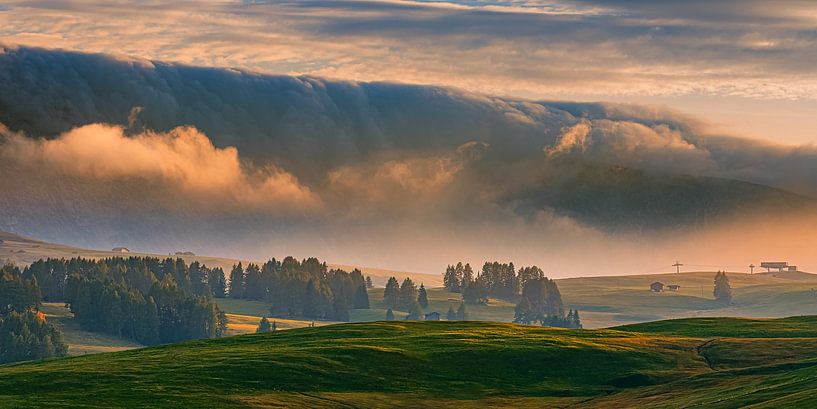 Evening on Alpe di Siusi by Henk Meijer Photography