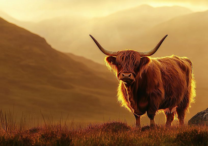 Highland Cow  von Niklas Maximilian
