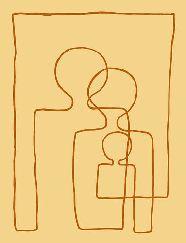 Three of them Together, Naples Yellow/Terra