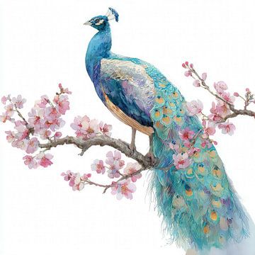 The Graceful Peacock IV by Yaya's