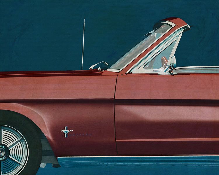 Ford Mustang Convertible 1964 by Jan Keteleer