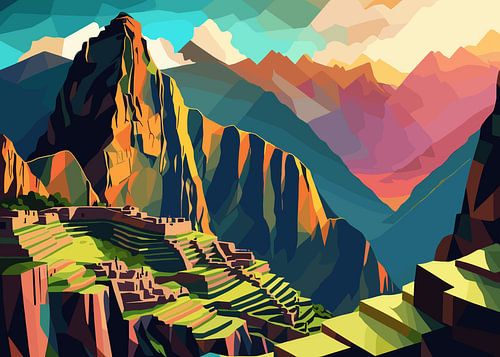 Machu Picchu heilige kleuren