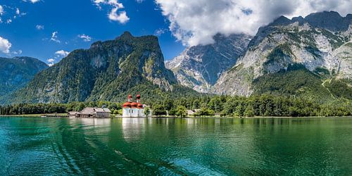 De Königssee in Beieren in de regio Berchtesgadener Land