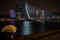 Rotterdam Erasmusbrug by night