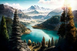 Bergsee von Max Steinwald