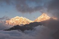 Sonne bricht durch die Wolken in Annapurna | Nepal von Photolovers reisfotografie Miniaturansicht