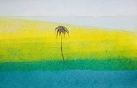 Het strand | Aquarel schilderij