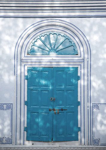 Turquoise Entryway