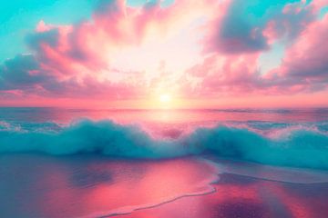 Oceaan Pastel van Philippe HUGONNARD