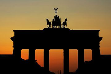 Brandenburg Gate Sunset by Frank Herrmann