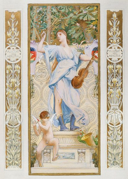 The Music, Luc-Olivier Merson by Masterful Masters