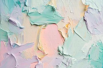 Détails de structure de couleur pastel sur Poster Art Shop