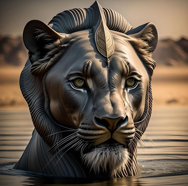 Iron Lion by Gert-Jan Siesling