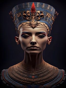 Mooie Nefertiti van Art Kingdom