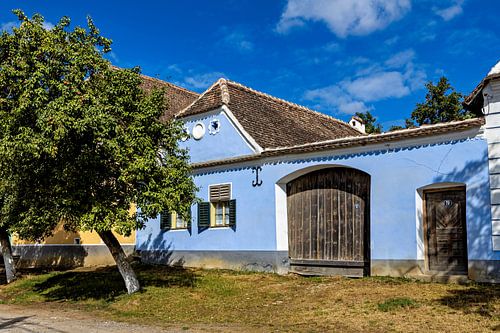 The colourful farmhouses of the Transylvanian Saxons in Romania