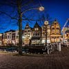 panorama van oude binnenstad Alkmaar van Arjen Schippers