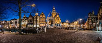 panorama van oude binnenstad Alkmaar