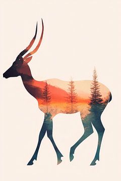 Natuur in dieren van Poster Art Shop