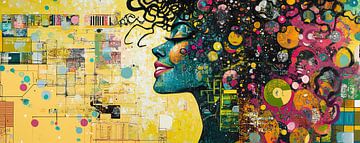 Burst of Colorful Solitude van De Mooiste Kunst