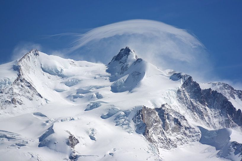 Nordend en Dufourspitze van Menno Boermans