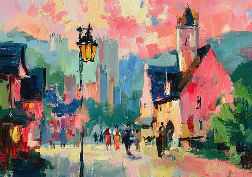 Middeleeuws straatbeeld