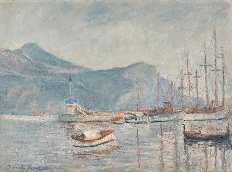 Der See, Blanche Hoschedé-Monet von Meisterhafte Meister