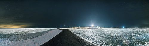 Route vers la merveille hivernale de Terschelling