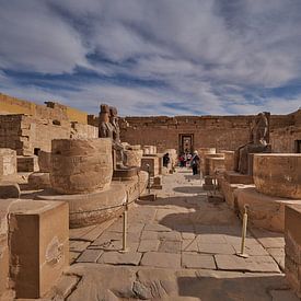 Mortuary Temple of Ramesses III at Medinet Habu in Luxor, Egypt by Mohamed Abdelrazek