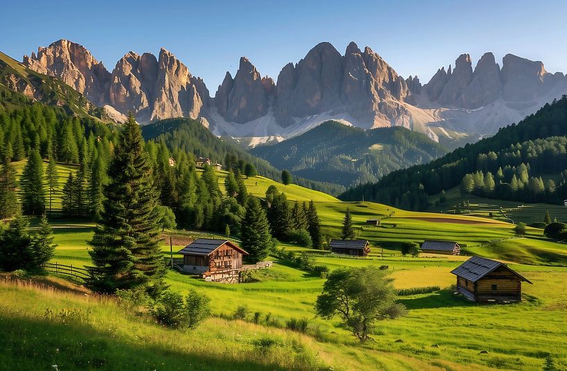 Alpensommer voller Farben von fernlichtsicht