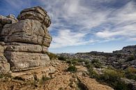 Torcal de Antequera, bijzondere rotsformaties, Spanje. van Hennnie Keeris thumbnail