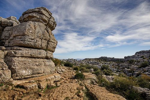 Torcal de Antequera, formations rocheuses extraordinaires, Espagne.