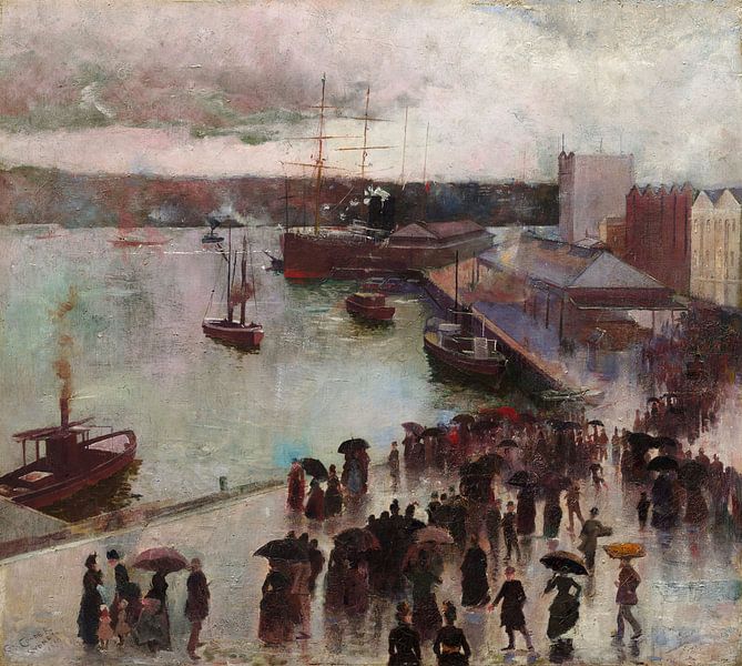 Aufbruch des Orients - Circular Quay, Charles Conder von Meisterhafte Meister