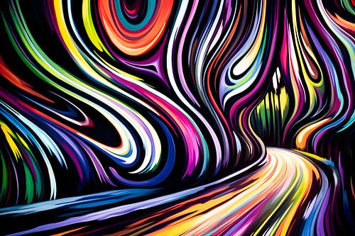 Dynamische kleurrijke abstracte patronen