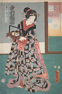 Azuma Nishiki-e (gravure sur bois en couleur)