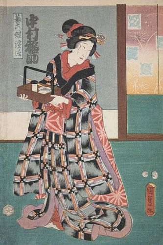 Azuma Nishiki-e (colour woodcut)