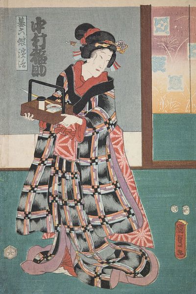 Azuma Nishiki-e (Farbholzschnitt) von Peter Balan