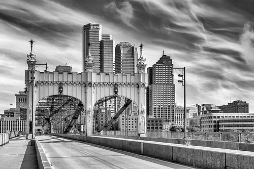 Smithfield Street Bridge Pittsburgh | Monochrom