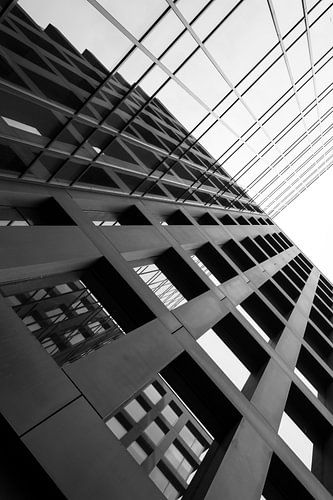 Lijnenspel in zwart wit