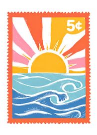 Sonnenuntergang am Strand von haroulita