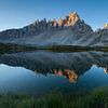 Dolomites Reflet sur Frank Peters