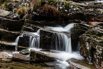 Noorwegen, Gudvangen waterval, laerdal fjord van Winne Köhn