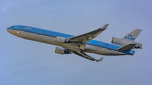 KLM McDonnell Douglas MD-11 passagiersvliegtuig.