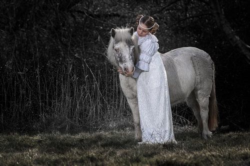 Meisje en haar pony 1