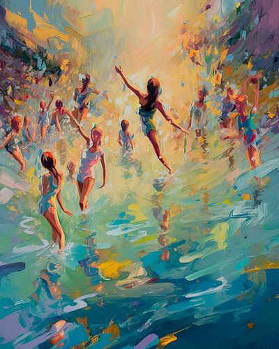 Refreshing Dive into the Sea