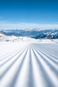 Preparierte Piste am Kitzsteinhorn