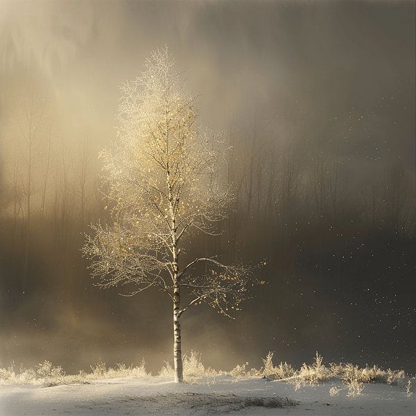 Birch Protection | A Timeless Symbol of Resilience and Fertility in the Wild Forest by Karina Brouwer