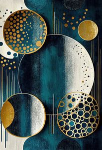 Abstrait avec des cercles sur Bert Nijholt