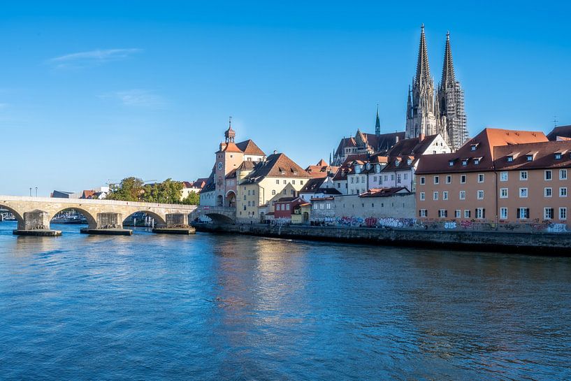 Historic Regensburg on the Danube by ManfredFotos