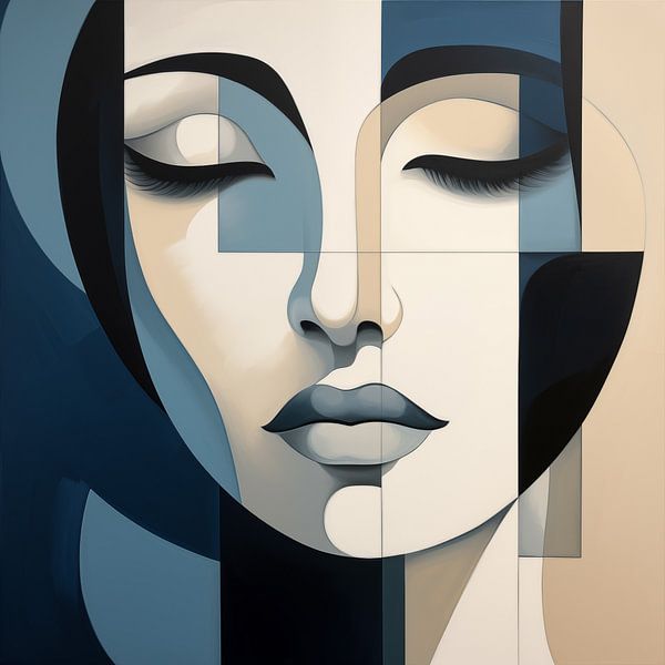 Abstract face by Black Coffee