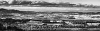 Panorama of the Ostallgäu in black and white by Henk Meijer Photography thumbnail